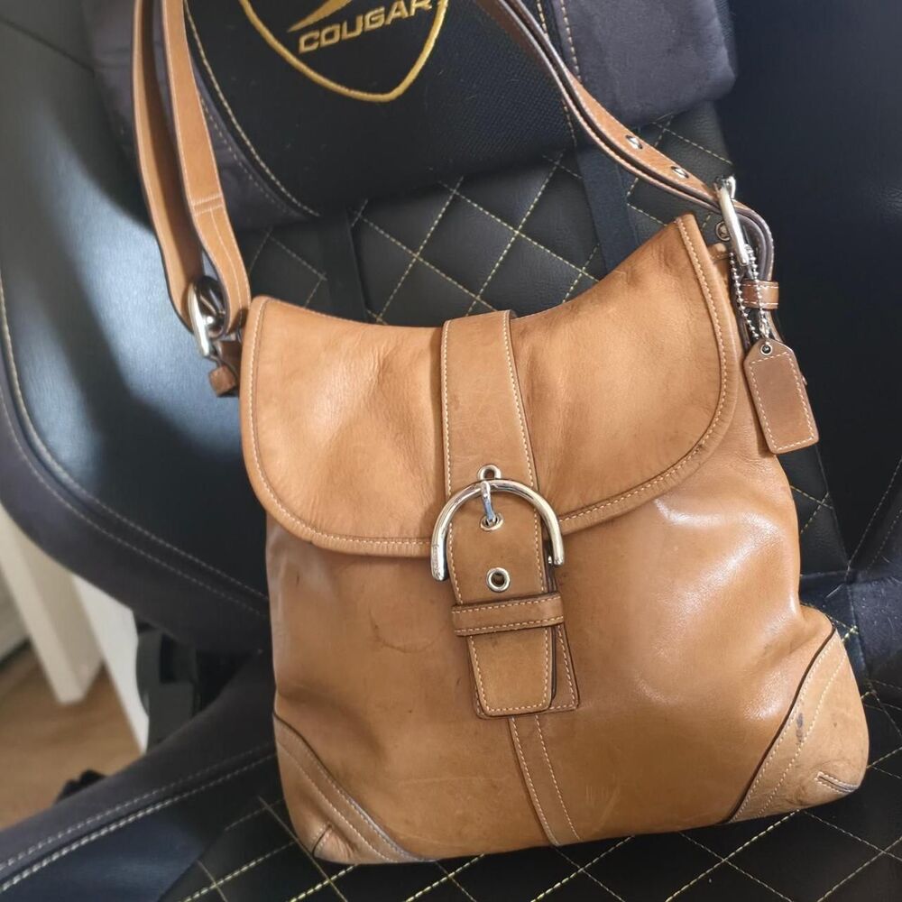Coach Women's Tan and Brown Bag